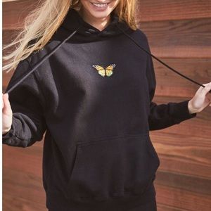 Brandy Melville Tien Butterfly Hoodie